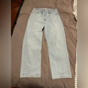 Abercrombie & Fitch The 90s Straight Ultra High Rise